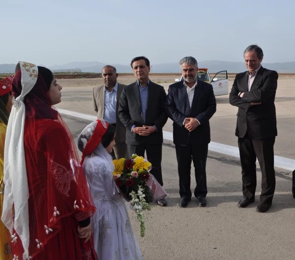 رئیس دانشگاه فرهنگیان کشور در فرودگاه مورد استقبال قرار گرفتند.