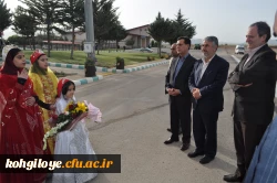 رئیس دانشگاه فرهنگیان کشور در فرودگاه مورد استقبال قرار گرفتند.