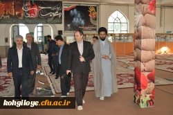 ادای احترام رئیس دانشگاه فرهنگیان کشور و همراهان به مقام والای شهیدان