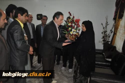 دیدار سرپرست دانشگاه فرهنگیان کشور از خانواده شهید شجاعت عوض زاده