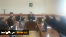 جلسه شورای فرهنگی استان در دفتر دکتر نظری با موضوع پیگیری مسائل مربوط به ستاد اقامه نماز برگزار شد.