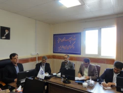 با حضور سرپرست محترم دفتر مرکزی حراست دانشگاه و رئیس اداره حفاطت پرسنلی و دانشجویی جلسه تکریم و معارفه حراست استانی دانشگاه فرهنگیان برگزار شد.