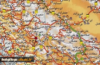 مسیرهای ورود به استان کهگیلویه و بویراحمد و شهر یاسوج جهت شرکت در بیست و ششمین جشنواره سرود و تئاتر دانشجو معلمان دانشگاه فرهنگیان سراسر کشور