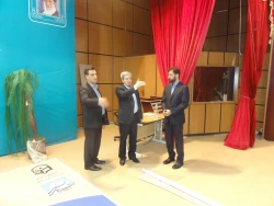 بازدید جناب آقای میرمعینی واعضای محترم دبیرخانه جشنواره های فرهنگی دانشگاه فرهنگیان از محل برگزاری بیست وششمین جشنواره تئاتر و سرود