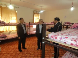 بازدید جناب آقای میرمعینی واعضای محترم دبیرخانه جشنواره های فرهنگی دانشگاه فرهنگیان از محل برگزاری بیست وششمین جشنواره تئاتر و سرود