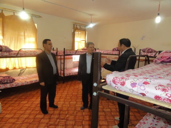 بازدید جناب آقای میرمعینی واعضای محترم دبیرخانه جشنواره های فرهنگی دانشگاه فرهنگیان از محل برگزاری بیست وششمین جشنواره تئاتر و سرود