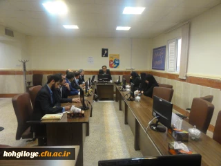 جلسه دبیر جشنواره های فرهنگی دانشگاه فرهنگی با مسئولان کمیته های جشنواره تئاتر و سرود