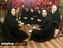 آبشار یاسوج؛ طبیعت گردی دانشجویان حاضر در جشنواره تئاتر و سرود