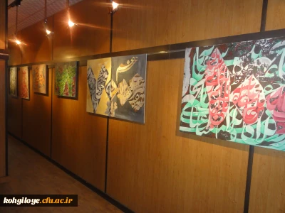 بازدید دانشجو معلمان دختر از نگارخانه