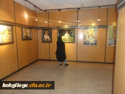 بازدید دانشجو معلمان دختر از نگارخانه