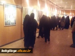 بازدید دانشجو معلمان دختر از نگارخانه