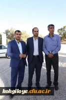 میثاق دانشجو معلمان پسر شرکت کننده در جشنواره تئاتر و سرود با شهدای گمنام