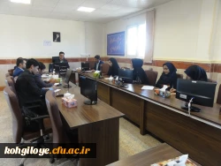 جلسه دکتر نظری با اعضای شورای صنفی پردیس های کوثر و شهید ایزدپناه