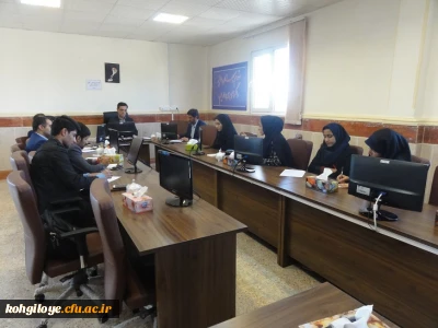 جلسه دکتر نظری با اعضای شورای صنفی پردیس های کوثر و شهید ایزدپناه