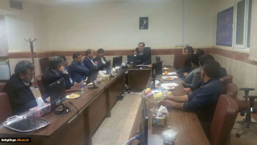 جلسه ریاست محترم دانشگاه فرهنگیان استان  با مدیران، معاونان و سرپرستان خوابگاه های دو پردیس