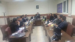 جلسه ریاست محترم دانشگاه فرهنگیان استان  با مدیران، معاونان و سرپرستان خوابگاه های دو پردیس