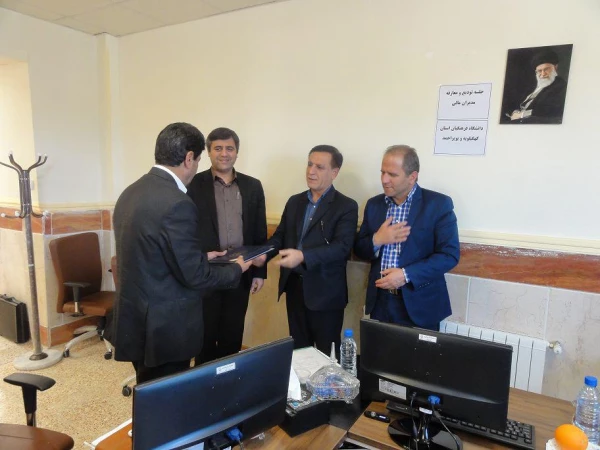 جلسه تکریم و معارفه مدیر مالی دانشگاه فرهنگیان استان برگزار شد