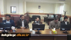 جلسه معارفه مدیریت امور پردیس های دانشگاه فرهنگیان استان کهگیلویه و بویراحمد برگزار گردید.