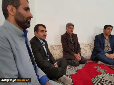 دیدار مدیریت امور پردیس های دانشگاه فرهنگیان استان از خانواده شهید سید فایز نظری
