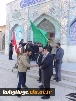 با حضور دکتر هاشمی، مراسم بدرقه کاروان دانشجویی راهیان نور دانشگاه فرهنگیان برگزار شد.