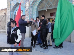 با حضور دکتر هاشمی، مراسم بدرقه کاروان دانشجویی راهیان نور دانشگاه فرهنگیان برگزار شد.