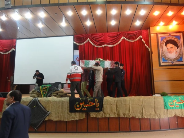 برگزاری مراسم استقبال از شهدای گمنام