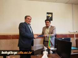 معارفه آقای پناهی به عنوان امین اموال لایه استانی