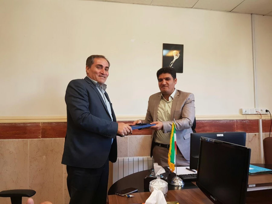 معارفه آقای پناهی به عنوان امین اموال لایه استانی