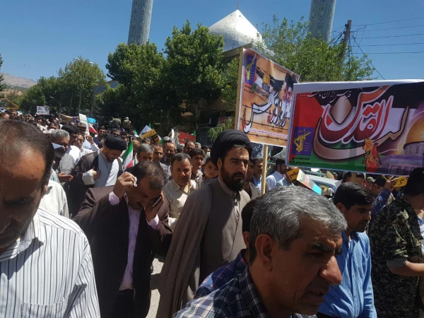 حضور گسترده دانشگاه فرهنگیان استان در راهپیمایی روز جهانی قدس 6