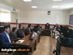 جلسه هیئت علمی دانشگاه با رئیس دانشگاه فرهنگیان استان 2