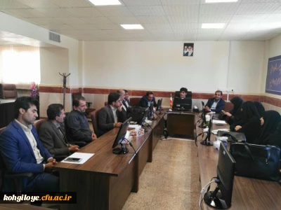 جلسه هیئت علمی دانشگاه با رئیس دانشگاه فرهنگیان استان