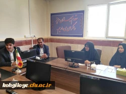 جلسه هیئت علمی دانشگاه با رئیس دانشگاه فرهنگیان استان 5