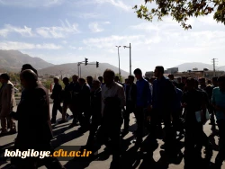 شرکت مسئولان، اساتید،کارکنان  و دانشجویان دانشگاه فرهنگیان استان در راهپیمایی 13 ابان 12