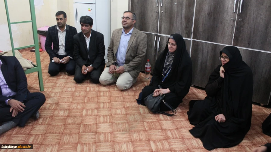 بازدید حجت الاسلام و المسلمین عابدی از خوابگاه های پردیس کوثر و شهید ایزدپناه 5