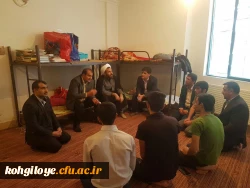 بازدید حجت الاسلام و المسلمین عابدی از خوابگاه های پردیس کوثر و شهید ایزدپناه 6