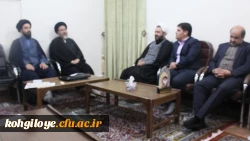 دیدار معاون فرهنگی اجتماعی دانشگاه فرهنگیان کشور با نماینده ولی فقیه در استان  2