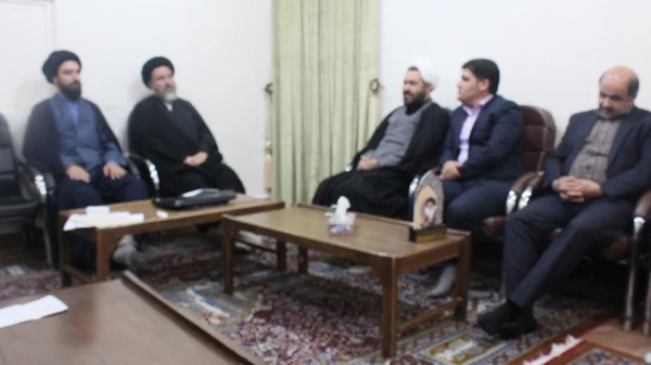 دیدار معاون فرهنگی اجتماعی دانشگاه فرهنگیان کشور با نماینده ولی فقیه در استان  2