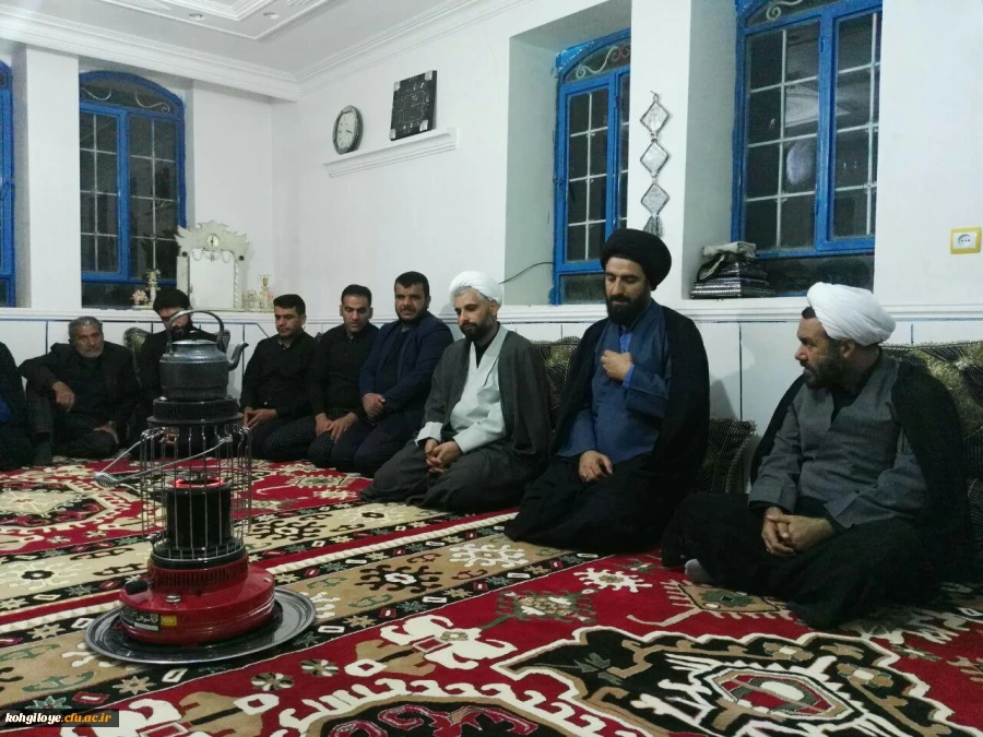 حضور معاون فرهنگی اجتماعی دانشگاه فرهنگیان در منزل مرحوم ابراهیمی وفا 2