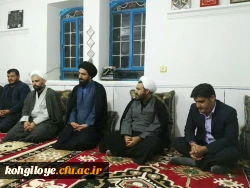 حضور معاون فرهنگی اجتماعی دانشگاه فرهنگیان در منزل مرحوم ابراهیمی وفا 3
