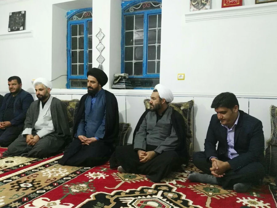 حضور معاون فرهنگی اجتماعی دانشگاه فرهنگیان در منزل مرحوم ابراهیمی وفا 3