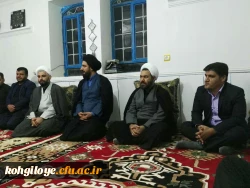 حضور معاون فرهنگی اجتماعی دانشگاه فرهنگیان در منزل مرحوم ابراهیمی وفا 4