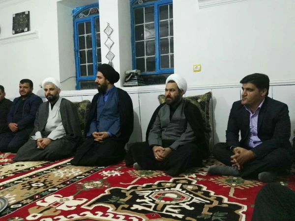 حضور معاون فرهنگی اجتماعی دانشگاه فرهنگیان در منزل مرحوم ابراهیمی وفا 4