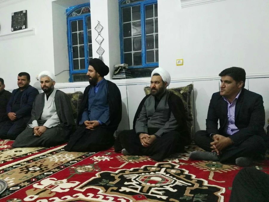 حضور معاون فرهنگی اجتماعی دانشگاه فرهنگیان در منزل مرحوم ابراهیمی وفا 4