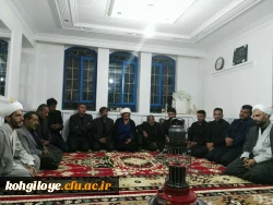 حضور معاون فرهنگی اجتماعی دانشگاه فرهنگیان در منزل مرحوم ابراهیمی وفا 5