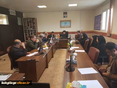 جلسه توجیهی نحوه انتقال نیروهای مامور اداری به دانشگاه فرهنگیان