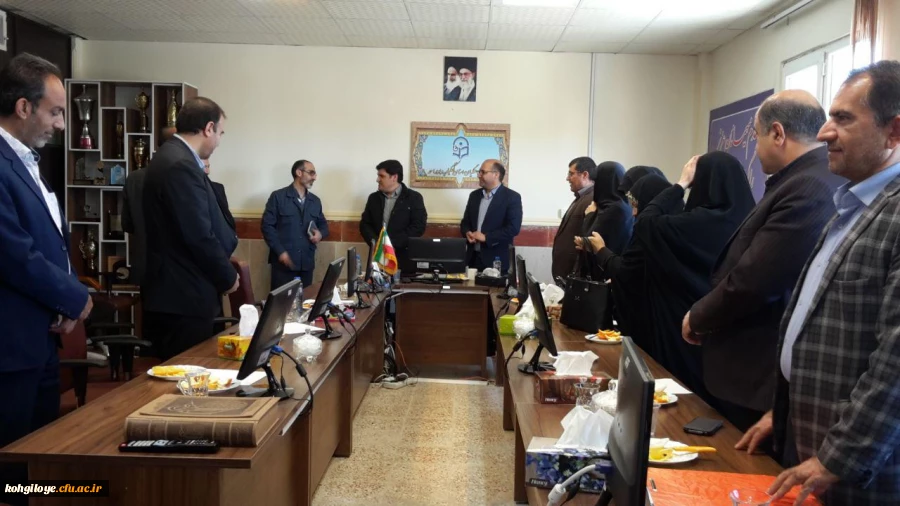 مراسم تکریم و معارفه مسئول حراست استانی دانشگاه فرهنگیان و پردیس شهید ایزدپناه برگزار گردید 2