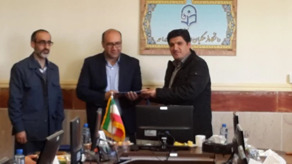 مراسم تکریم و معارفه مسئول حراست استانی دانشگاه فرهنگیان و پردیس شهید ایزدپناه برگزار گردید 3