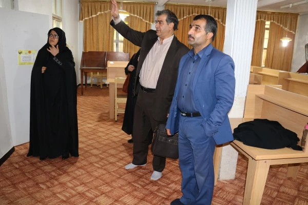 بازدید کارشناسان حوزه برنامه و بودجه سازمان مرکزی از دانشگاه فرهنگیان استان 3