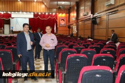 بازدید دکتر هاشمی از نحوه برگزاری امتحانات پردیس شهید ایزدپناه 2