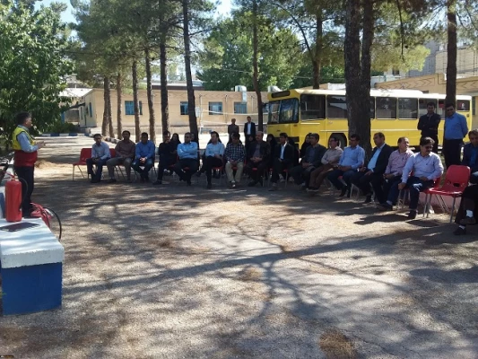 برگزاری دوره آتش نشانی در دانشگاه فرهنگیان 2